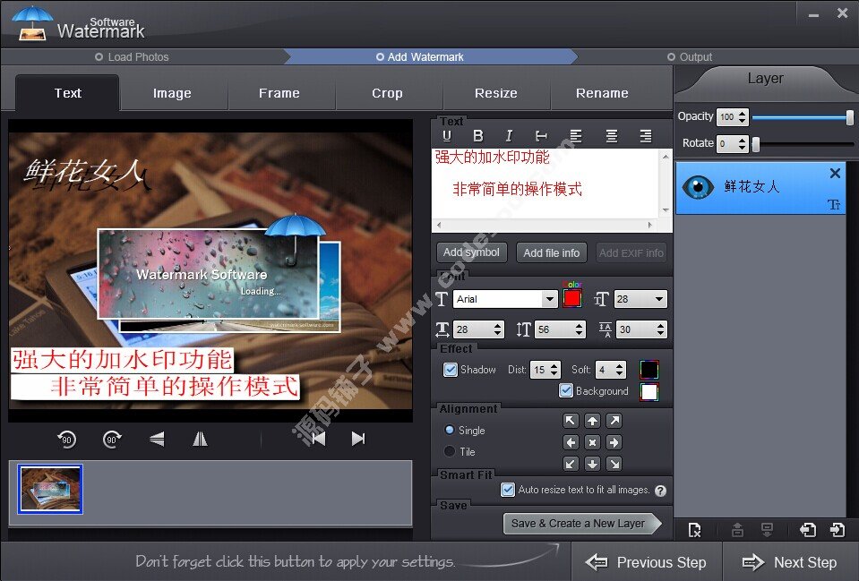 图片批量加水印软件工具 GIF动态图片批量加水印工具 注册版