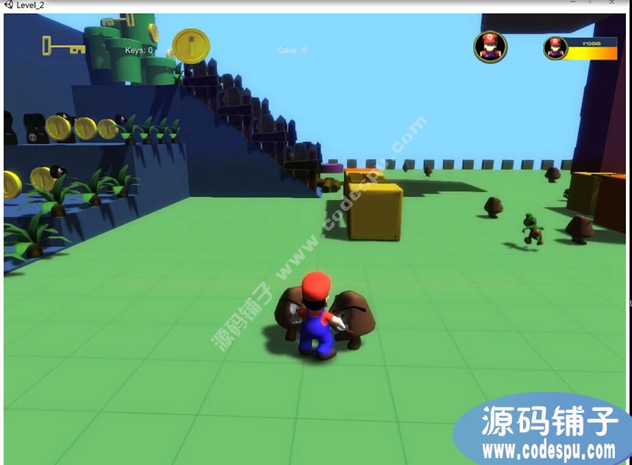 Unity3D 3DԴ WASDMarioƶ