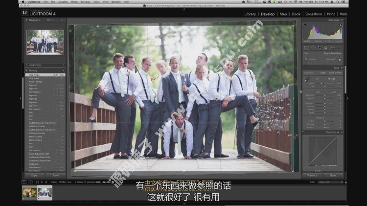 lightroom教程LR摄影后期婚纱人像调色教程附预设素材中文字幕