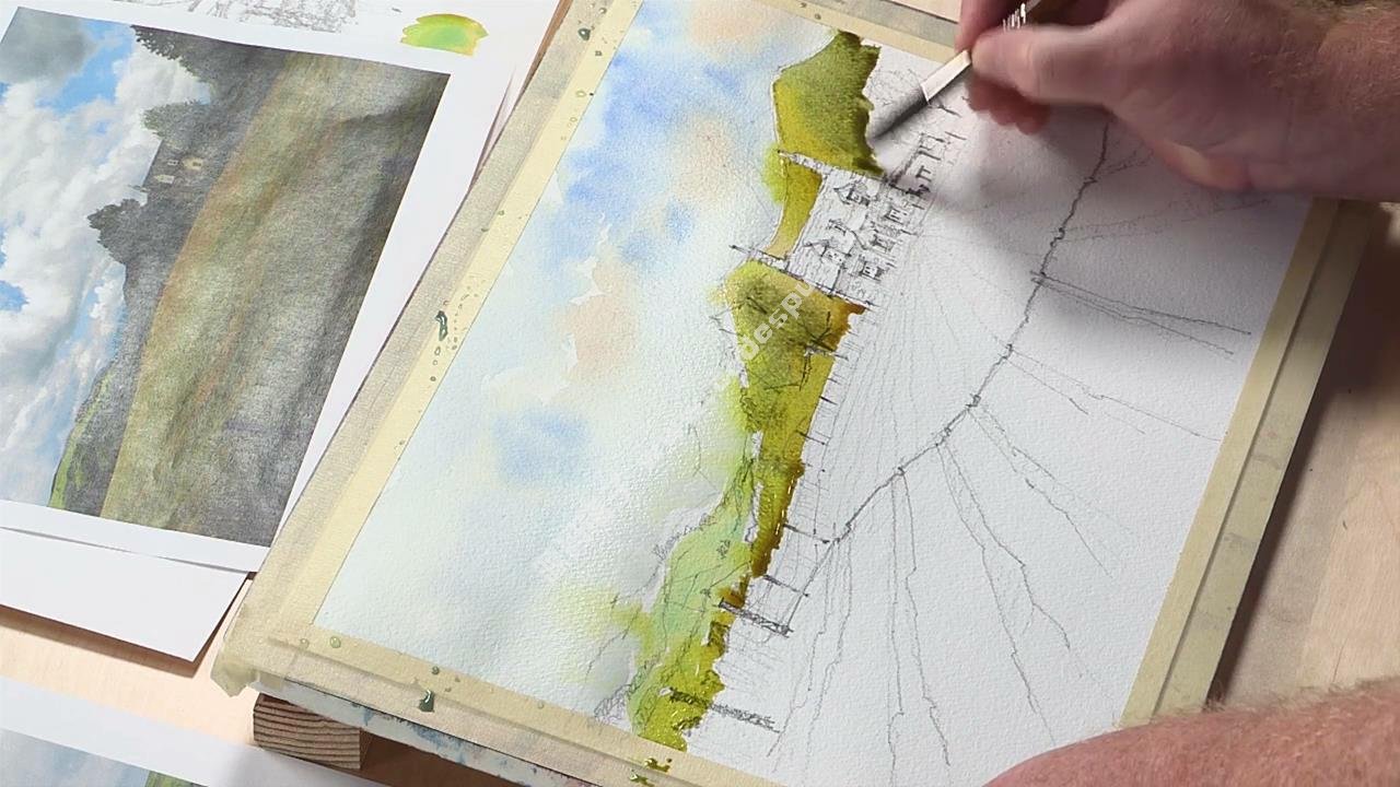2015  watercolour ˮʷ羰ļ ʾ ز