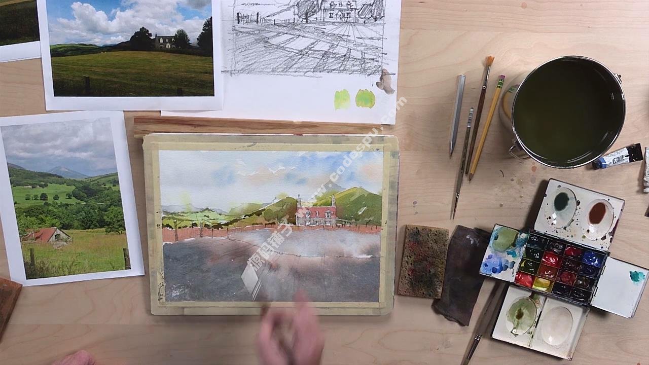 2015  watercolour ˮʷ羰ļ ʾ ز