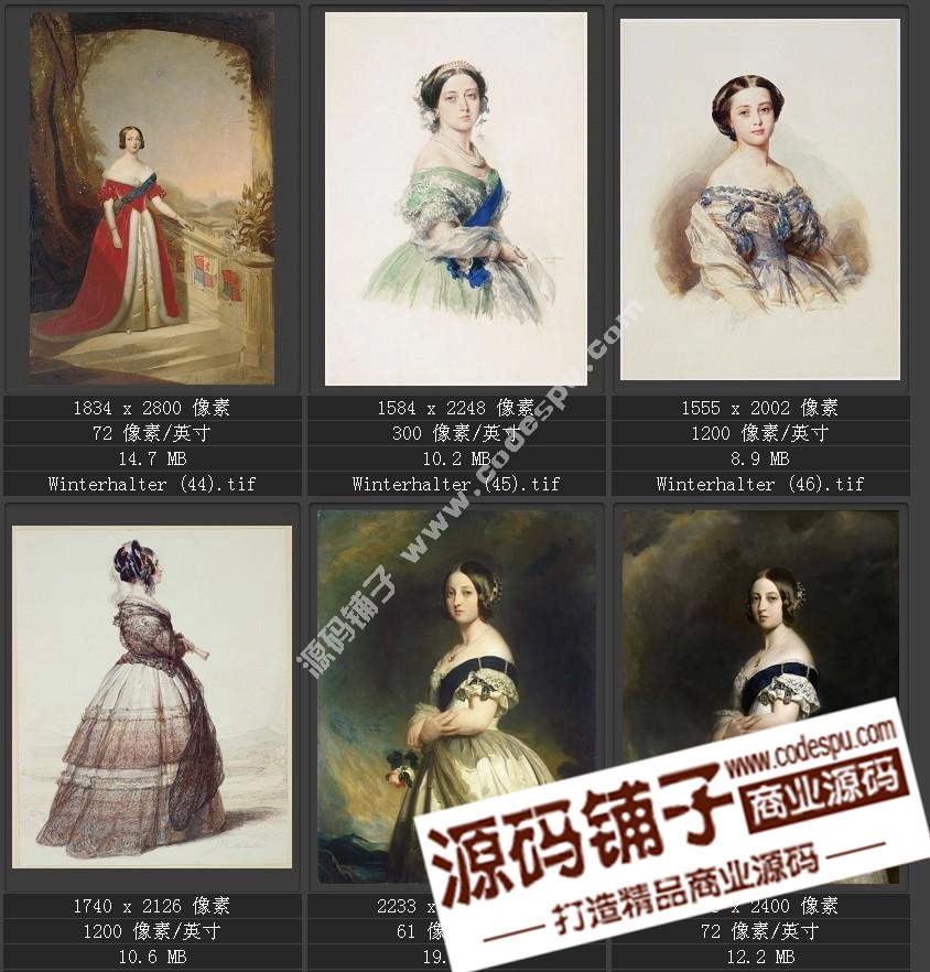 德国学院派著名宫廷画家 温德尔哈尔特 绘画作品高清图51幅