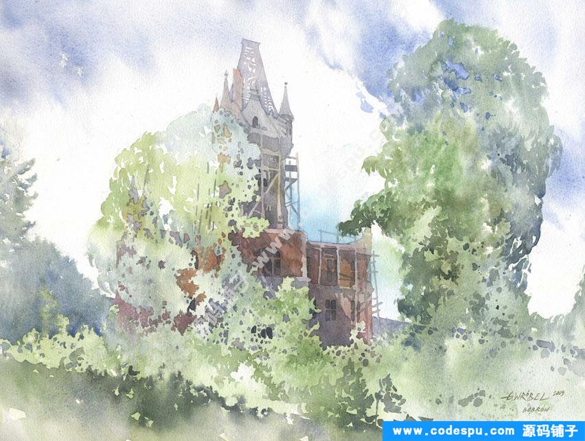 珍贵美术资料《Grzegorz Wróbel水彩风景》经典推荐
