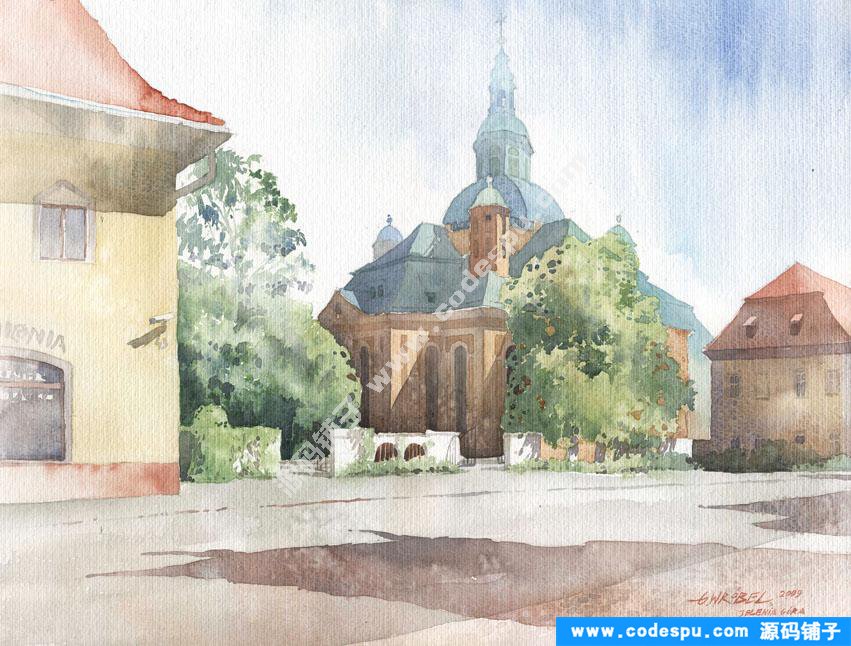 珍贵美术资料《Grzegorz Wróbel水彩风景》经典推荐