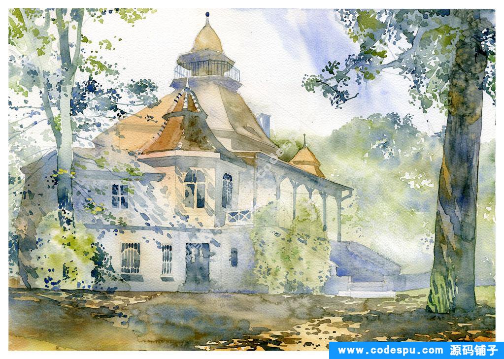 珍贵美术资料《Grzegorz Wróbel水彩风景》经典推荐