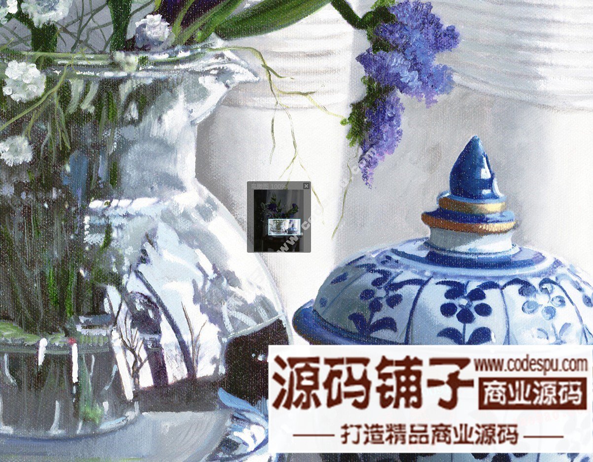 波兰女画家Danka Weitzen油画作品高清图片 写实瓷器静物花卉油画