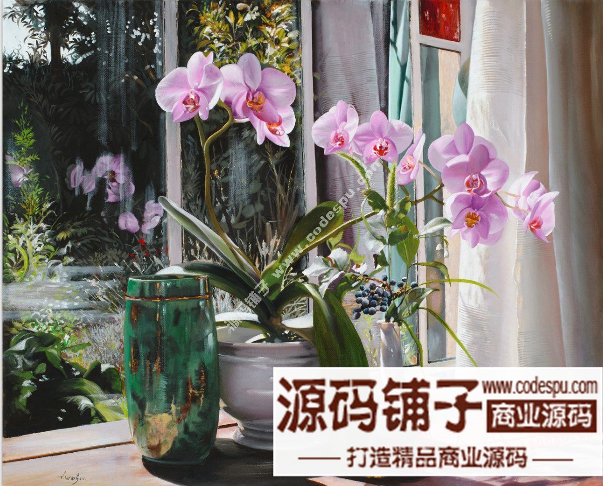 波兰女画家Danka Weitzen油画作品高清图片 写实瓷器静物花卉油画