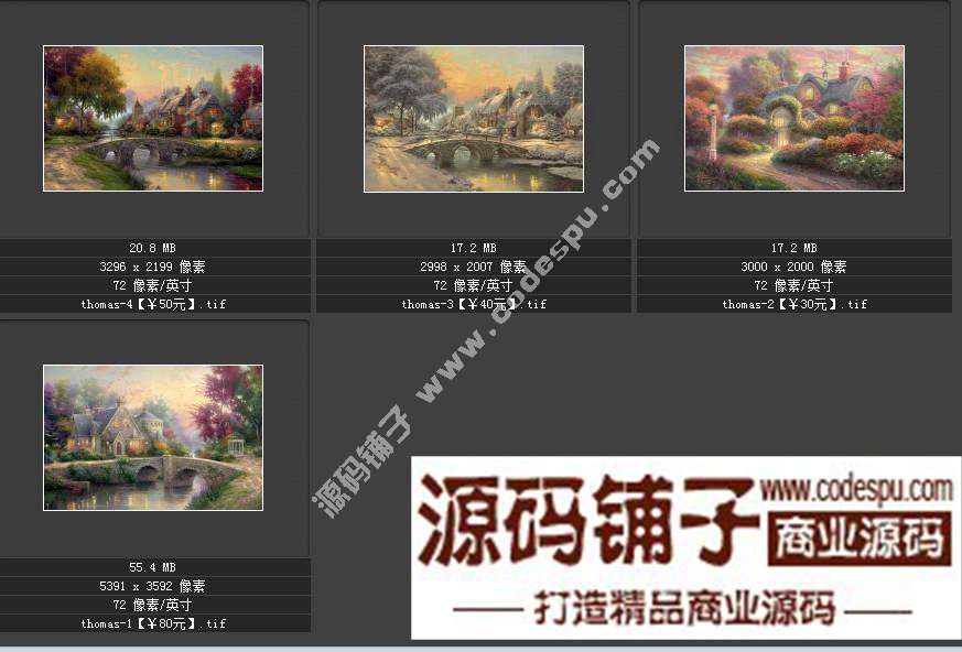 美国风景画大师★Thomas Kinkade 托马斯〓油画作品高清图片集