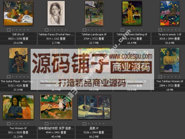 法国后印象派画家★保罗.高更 Paul Gauguin 作品高清大图 (131幅)