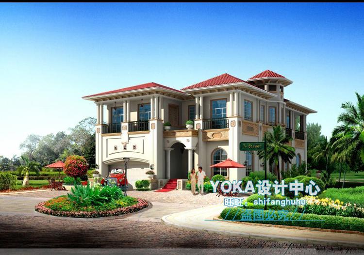全套新农村自建房CAD图纸_别墅施工图_效果图