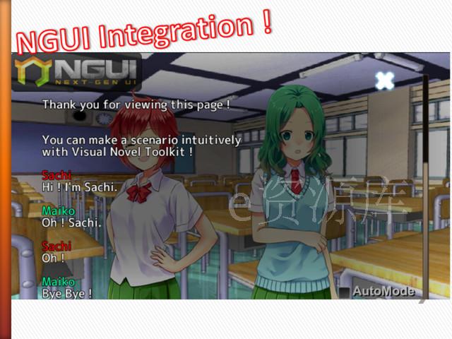 unity3dϷԴĿVisual Novel ToolkitӾС˵ð