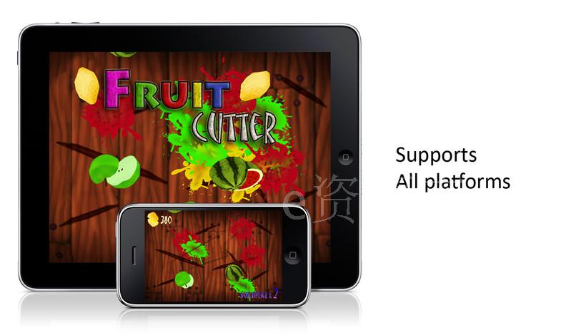 UN618 unity3dϷԴ Ŀ Fruit Cutter ˮϷ