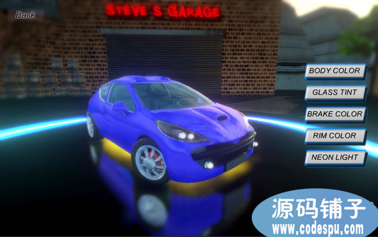 unity赛车游戏项目模板源码 Racing Game Template