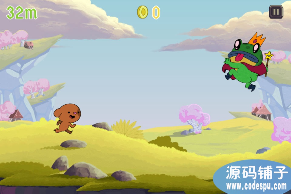 ios手游源码_ios动物横版跑酷游戏《Runimals》源码
