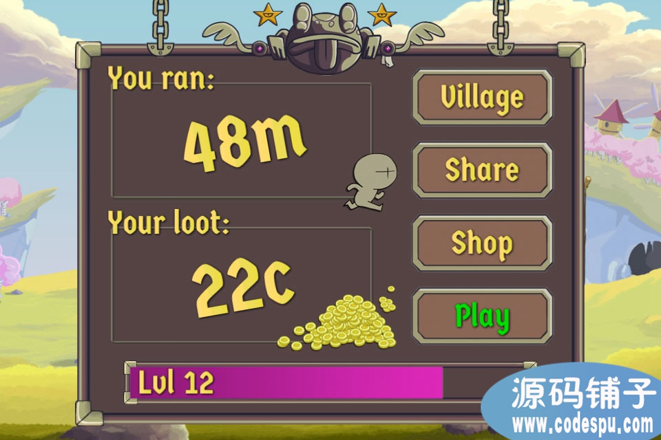ios手游源码_ios动物横版跑酷游戏《Runimals》源码