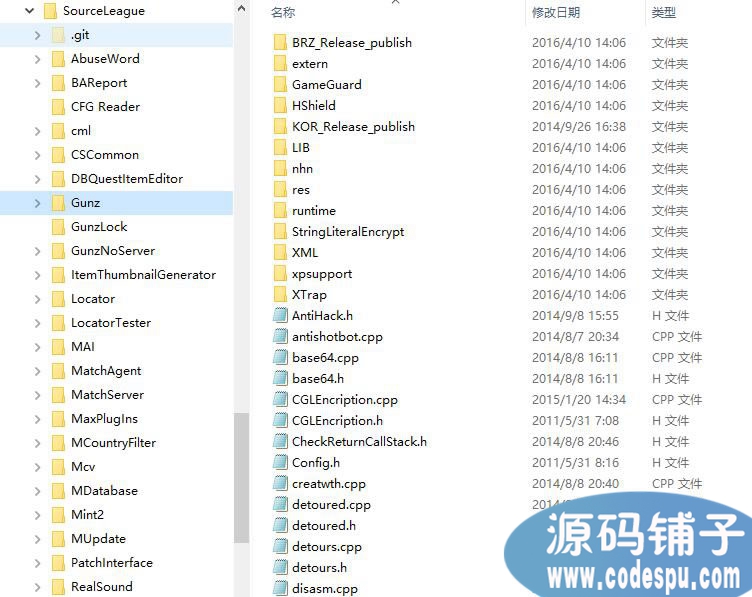 韩国经典TPS游戏《GUNZ》源码 类似枪神纪 c++开发