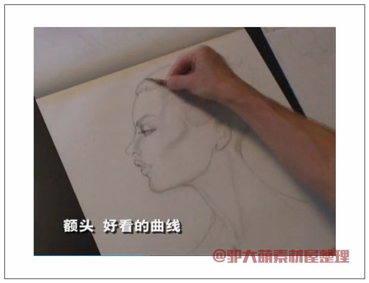 时装画绘画技法_模特服装马克笔效果图视频教程1.44G素材