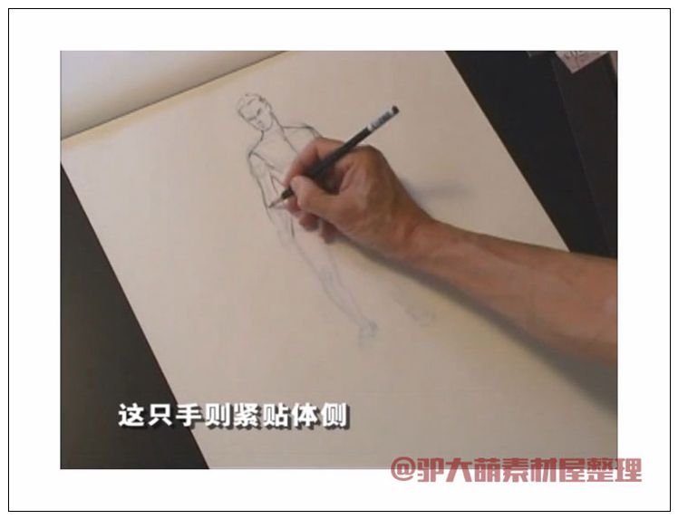 时装画绘画技法_模特服装马克笔效果图视频教程1.44G素材