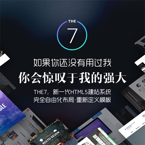 wordpress模板 html5响应式企业|商城汉化主题源码The7.5自动更新