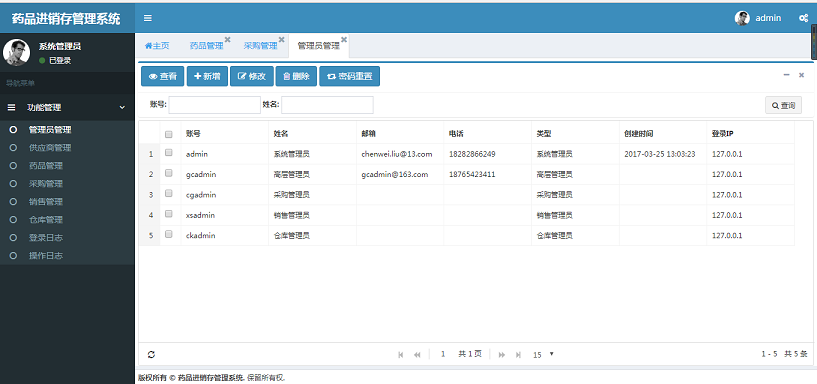 java/springmvc/bootstrap 药品进销存管理系统 药品管理