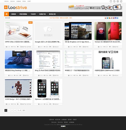 洛米Loostrive响应式wordpress杂志中文主题v1.3.2版本