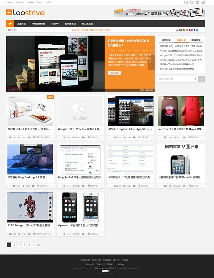 洛米Loostrive响应式wordpress杂志中文主题v1.3.2版本