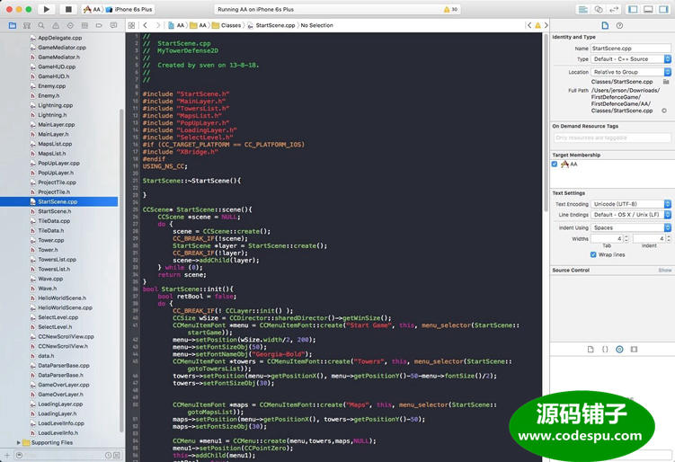 cocos2d-x《小霸王塔防》完整策略游戏源码