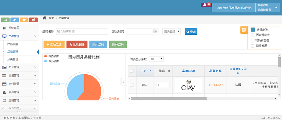 bootstrap中文商城源码 响应式后台管理系统模板html5静态网站源码