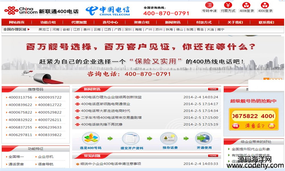 492-asp.net 400电话销售网站源码