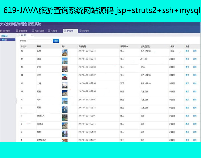 619-JAVAβѯϵͳվԴ jsp+struts2+ssh+mysql