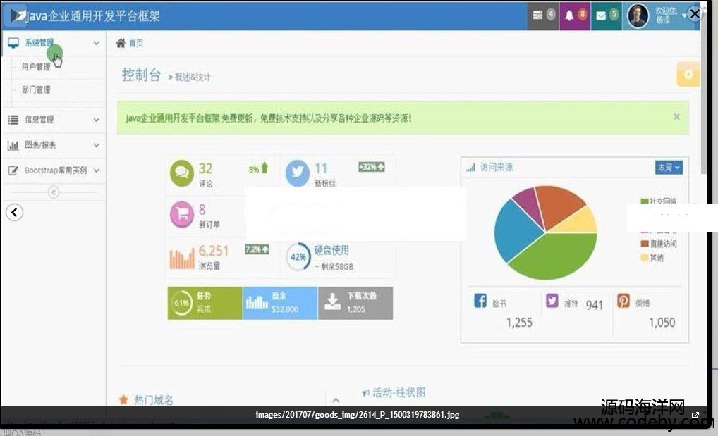 624-JAVA版快速开发框架源码 JAVA企业通用开发平台框架源码