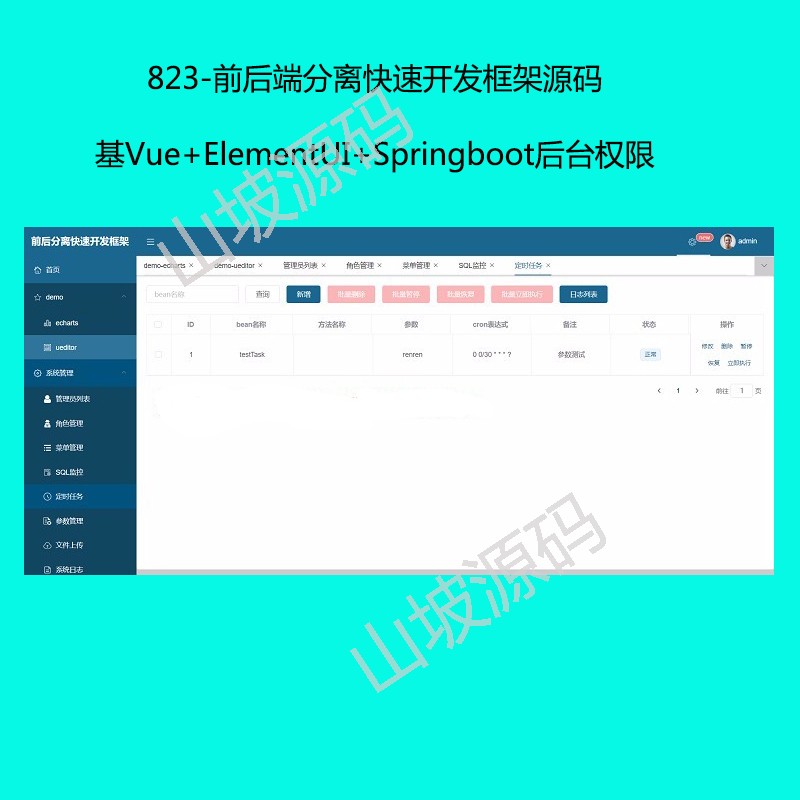 823-ǰ˷ٿԴ Vue+ElementUI+Springboot Ȩ