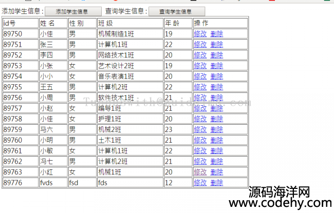 spring+spring mvc+mybatis+jspʵּѧϢϵͳ