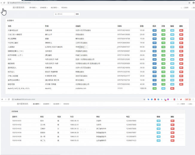1593-Spring+Spring MVC+Maven+bootstrap+mysql+JdbcTemplateͼݺ̨ϵͳ