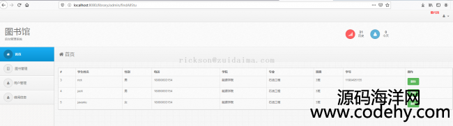 springboot+mybatis+bootstrap+mysqlͼݹϵͳʺ֣