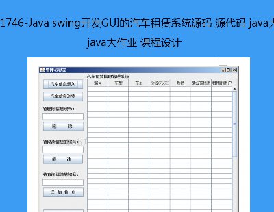 1746-Java swingGUIϵͳԴ Դ javaҵ γ