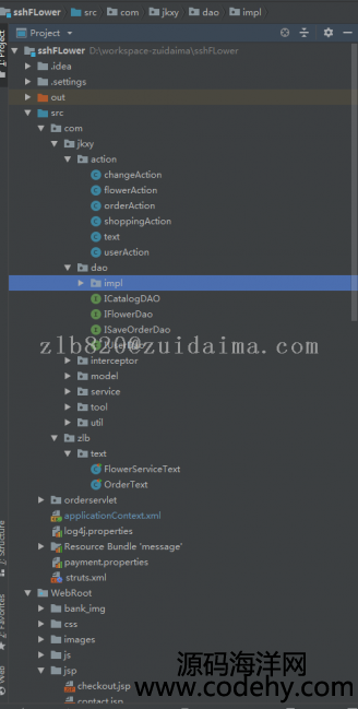 SSH(Spring+Hibernate+Struts)ϿʻƷվԴ