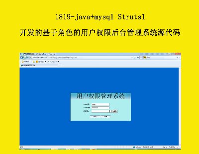 1819-java+mysql Struts1ĻڽɫûȨ޺̨ϵͳԴ