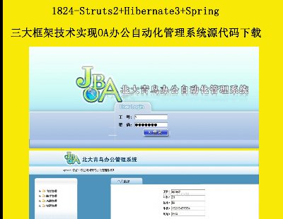1824-Struts2+Hibernate3+SpringܼʵOA칫ԶϵͳԴ