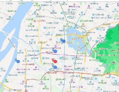 3705-百度地图二次开发php java js html小程序源码地图找房定位点标记