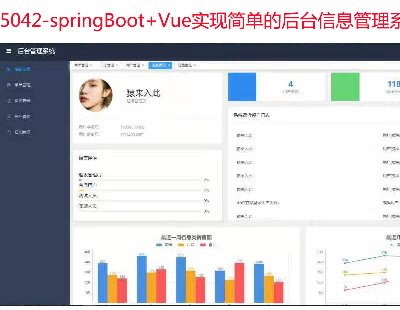 5042-ԳspringBoot+Vueʵּ򵥵ĺ̨ϢϵͳԴ Դ